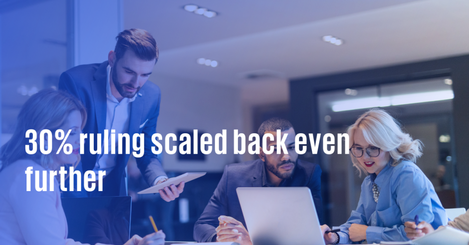 30% ruling scaled back even further