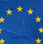 sterren eu vlag ingezoomd